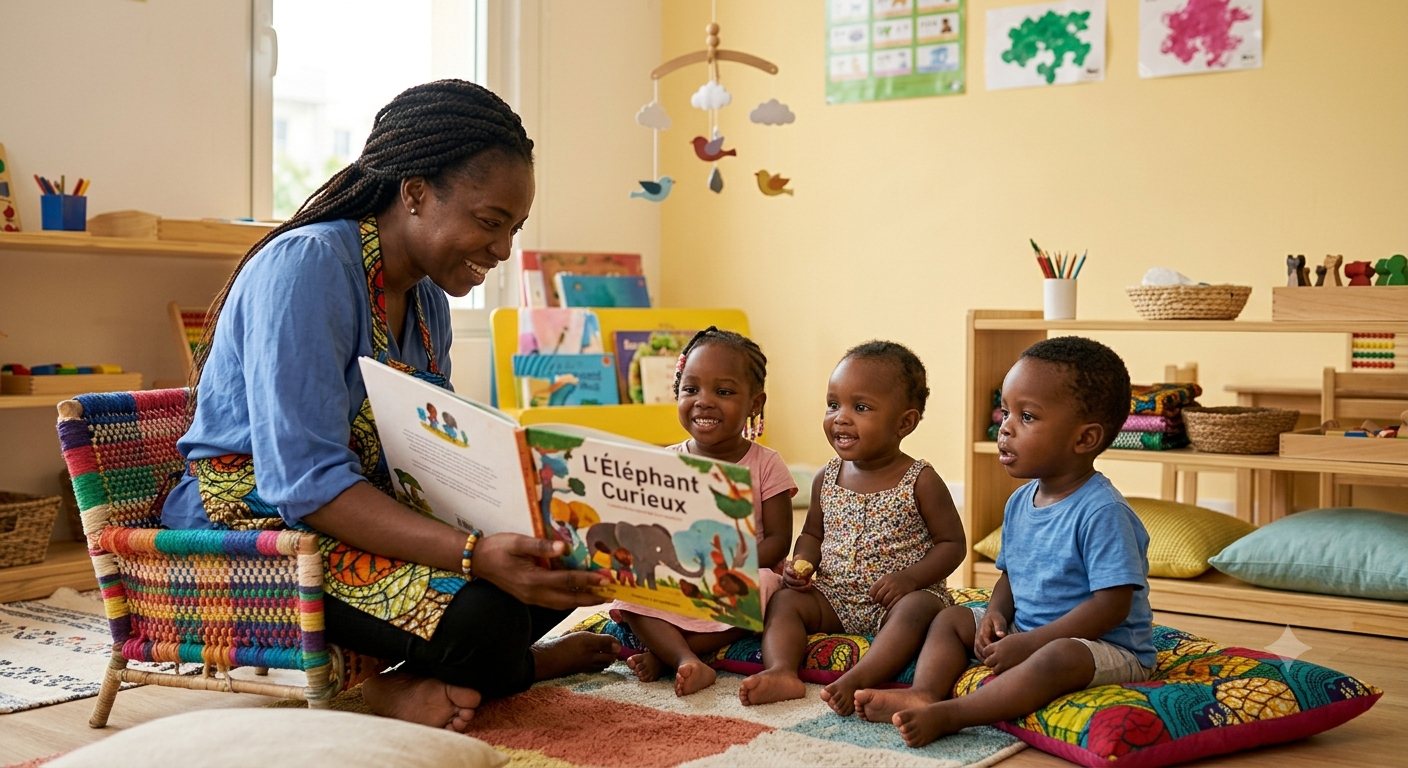 Moment lecture — Crèche Sainte Félicité
